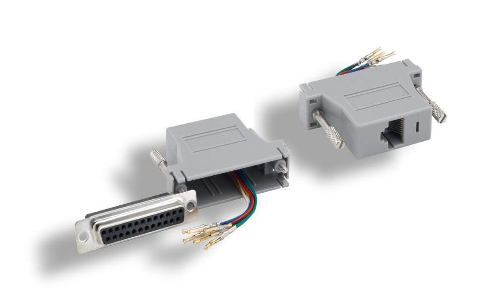 RJ45-DB25 Modular Connector