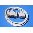 6FT Null Modem Cable DB9F to DB25M