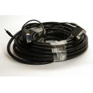 50FT SVGA with Audio Cable Monitor UL2919 HD15 3.5mm Male to Male