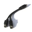 PS2 Splitter Mouse-Keyboard Adapter for IBM COMPAQ TOSHIBA DELL MiniDin-6