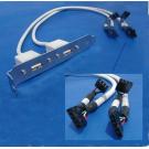 USB 2.0 PORT DUAL to MAINBOARD PORT Universal 16in