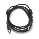 USB 2.0 Cable 6FT Dual Ferrite Chokes Black A-B (U023-006) USA