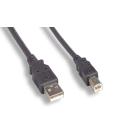 USB 2.0 COMPUTER Cable TYPE A to TYPE B Black 10FT