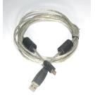 USB 2.0 Dual Ferrite 6FT Industrial Data Cable Mini B D1F2