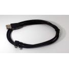 1m 3ft Left Angle Micro-USB Cable USB 2.0 Type-A Male 28-24 AWG